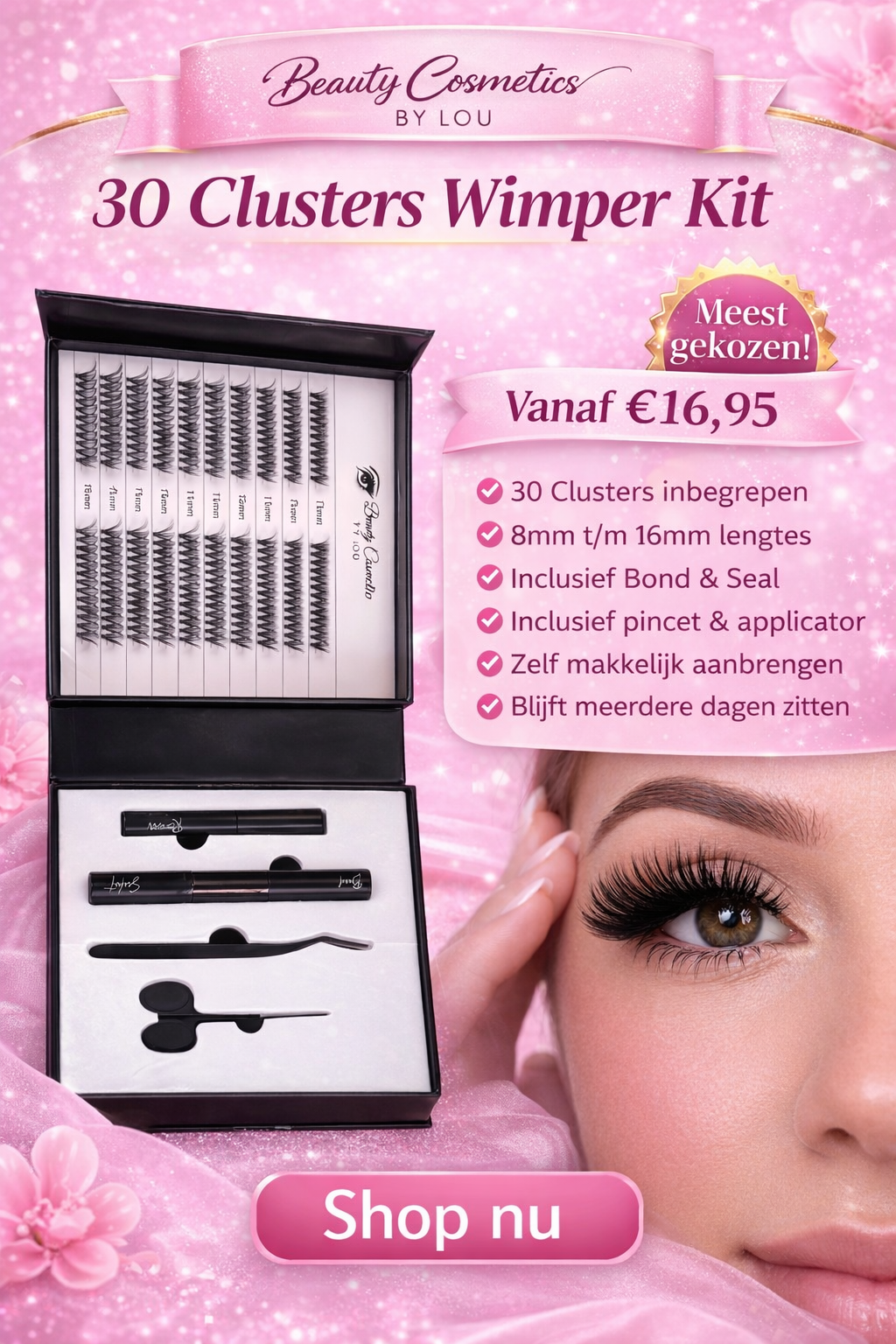 30 Clusters Wimper Kit – Beauty Cosmetics by Lou