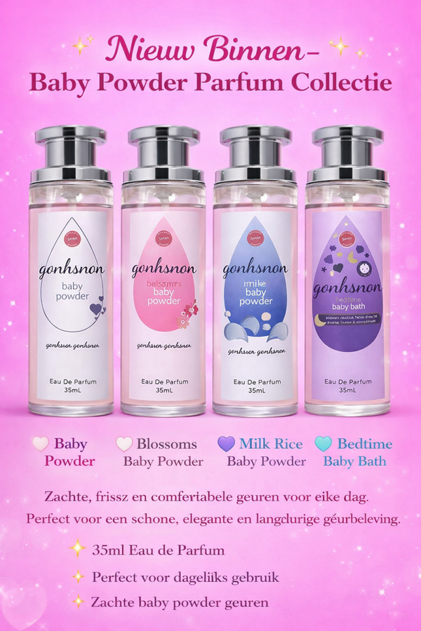 Baby Powder Parfum Collectie – 35ML- Beauty Cosmetics by lou