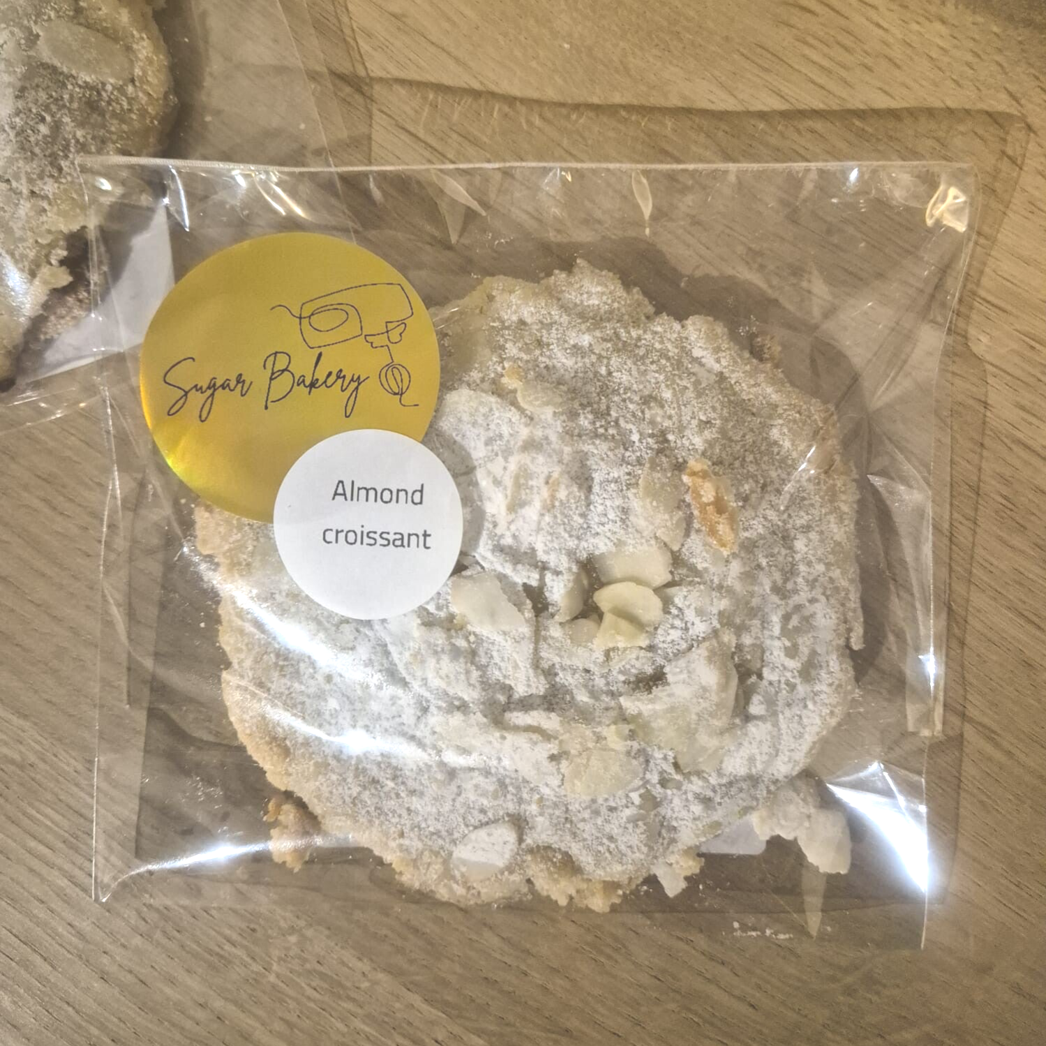 Almond croissant cookie