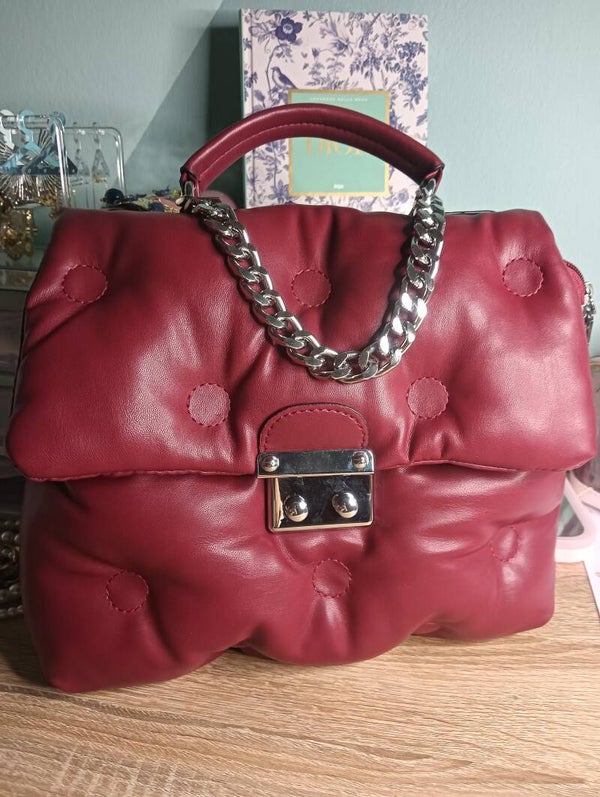 Borsa "MATELASSÉ" BORDEAUX