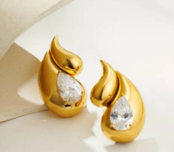 Orecchini "GOCCIA" acciaio inossidabile