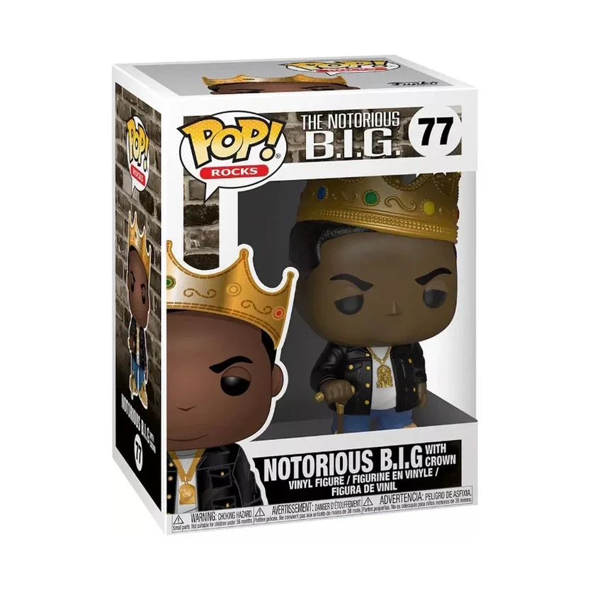 Funko Pop! Rocks - Notorious B.I.G. (With Crown) #77