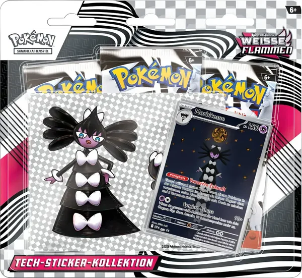 Pokémon KP10.5 Weiße Flammen Tech-Sticker-Kollektion