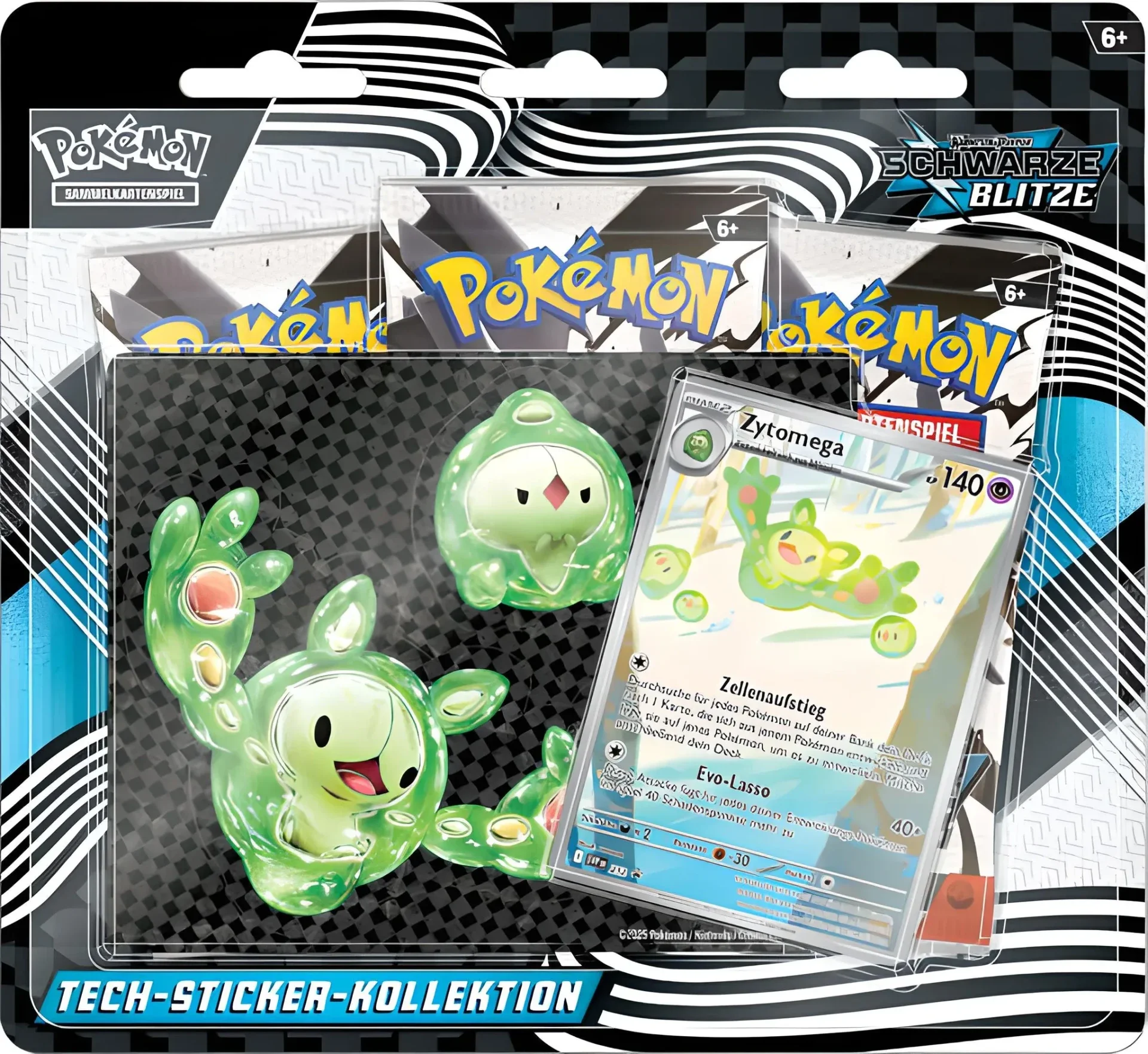 Pokémon KP10.5 Schwarze Blitze Tech-Sticker-Kollektion