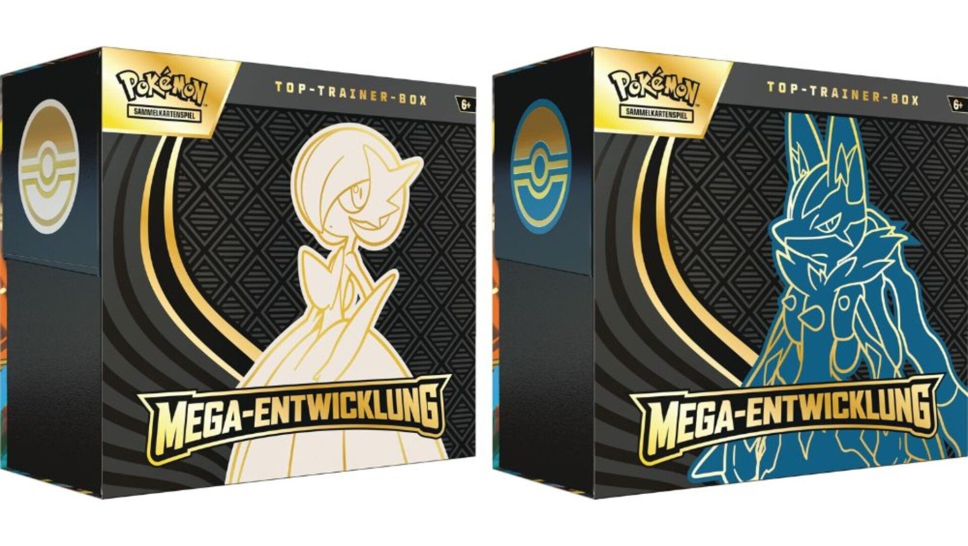 MEGA BUNDEL AMK: Top-Trainer-Box Mega-Entwicklung: Guardevoir & Lucario