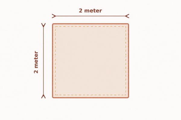Grondplek 2x2m (lege plek)