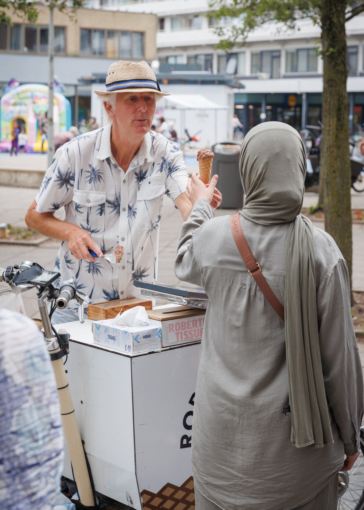 Gratis ijs tijdens de Seizoensmarkt