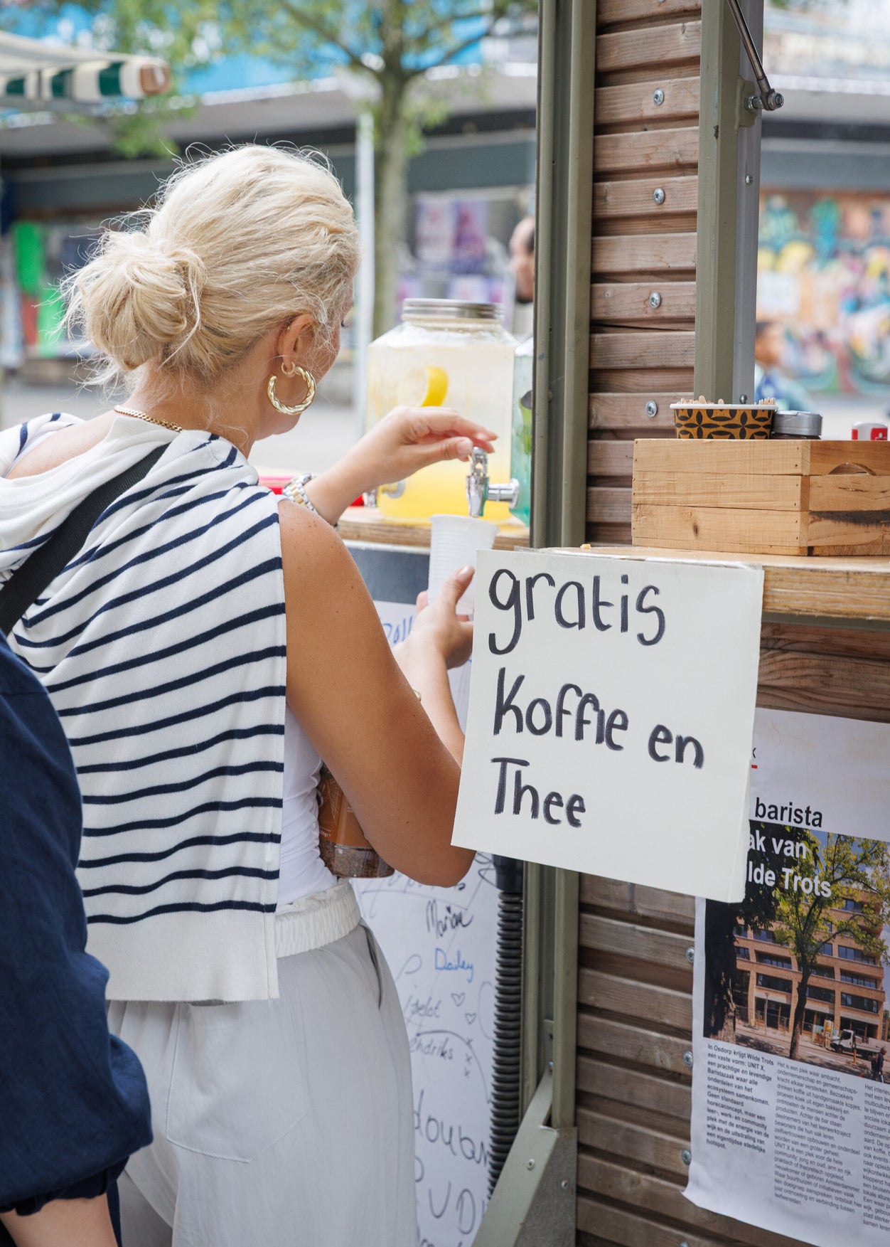 Gratis koffie en thee tijdens de Seizoensmarkt