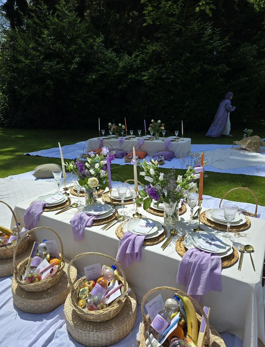 Stijlvol gedekte tafel bij de Garden Gathering