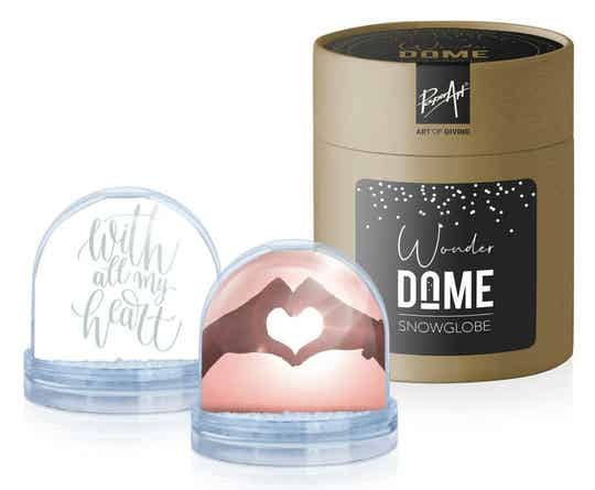 Snow Globe 'with all my heart' Wonder Dome