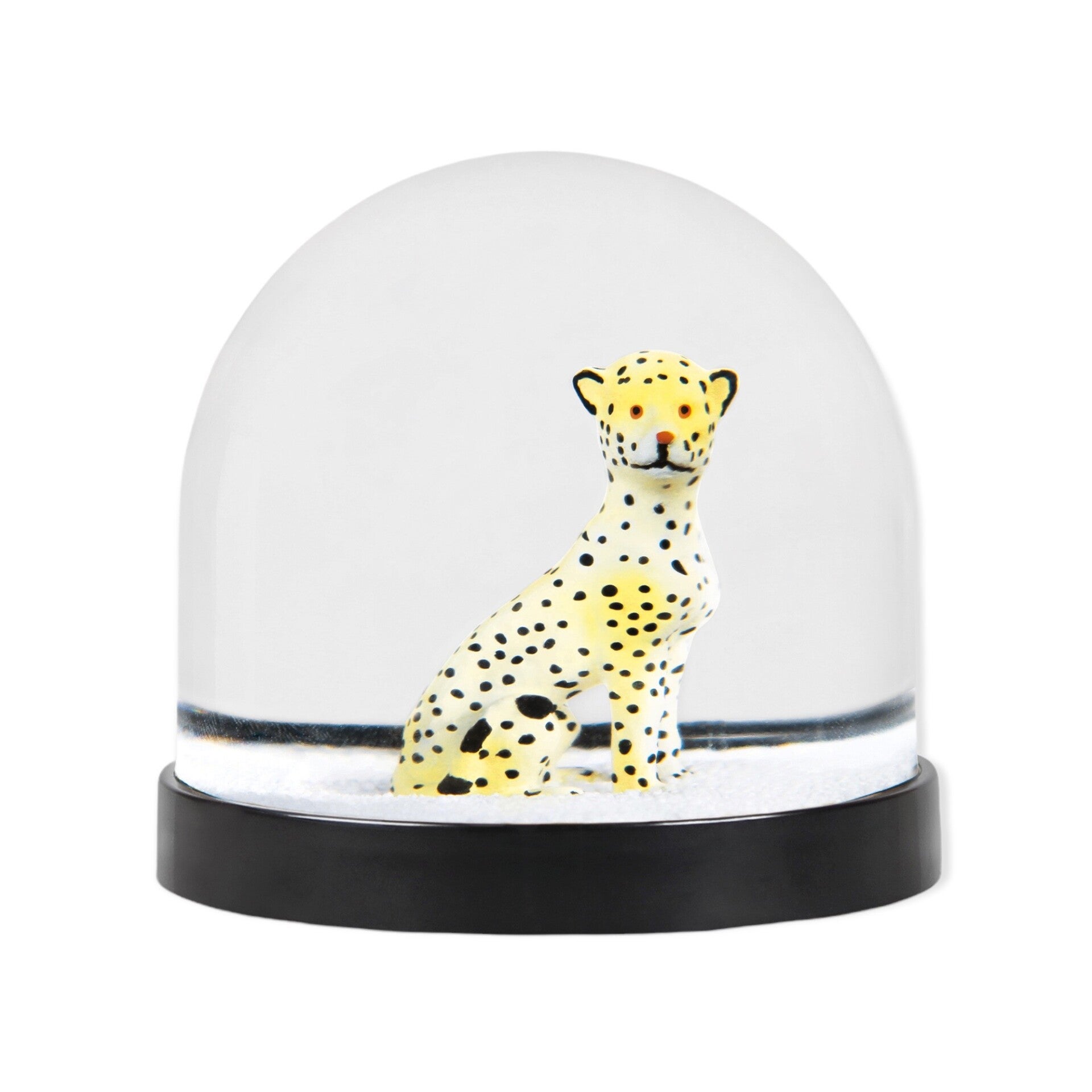 Sneeuwbol | Luipaard | Panter | &Klevering | Kunststof | 8x8x8,5cm