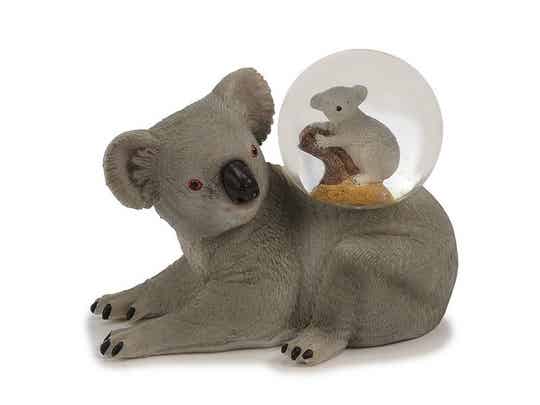 Betoverende Koala Sneeuwbol – Magische Dieren Decoratie