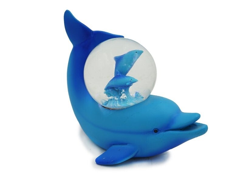 Betoverende Dolfijn Sneeuwbol – Magische Oceaandecoratie