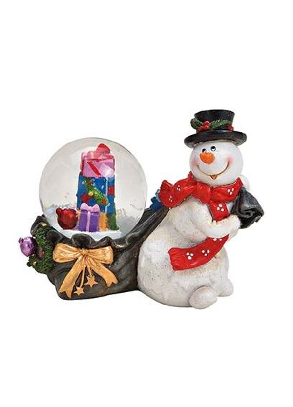 Sneeuwbol | Beeld | Sneeuwpop | Cadeaus | 10x8x6cm