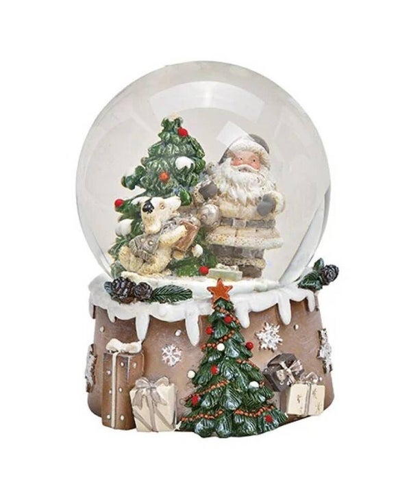Sneeuwbol | Kerstman | Kerstboom | Hondje | Gebr. Wurm | Glas | 7x7x9cm