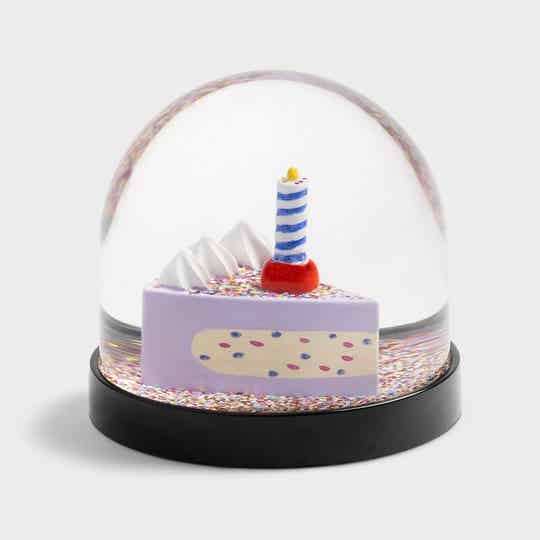 Sneeuwbol I Snow Globe I Verjaardagstaart I Birthday cake I Ø: 8,5xH: 8cm I &Klevering