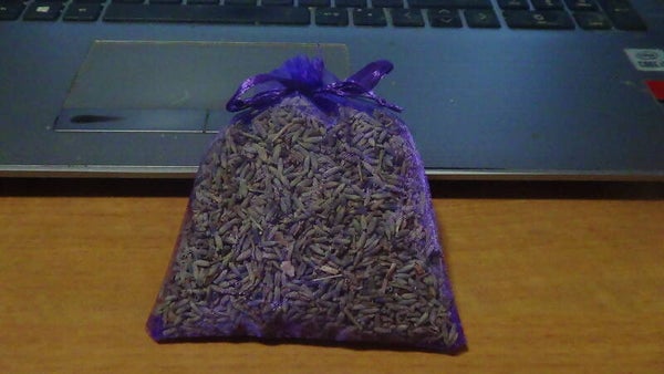 sacchetto 9x12 viola con oltre 23 gr di fiore di lavanda