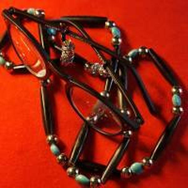 Hairpipe-Brillenkette / Brillenband, Hairpipe