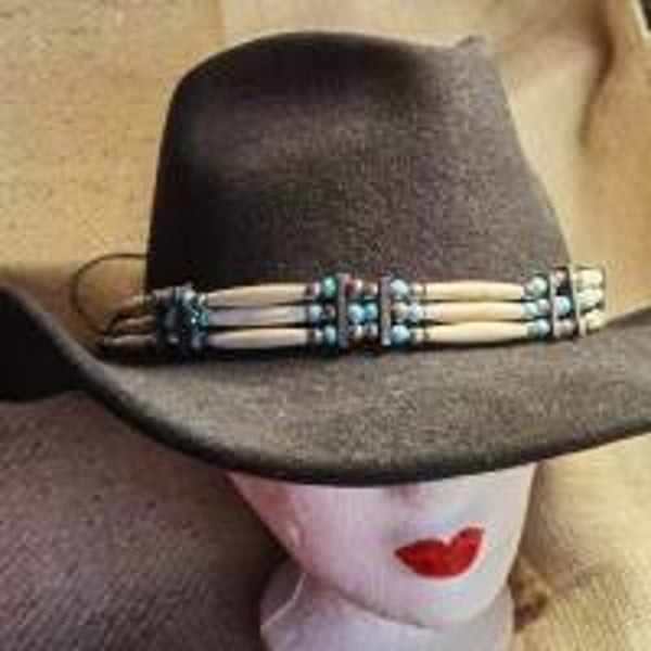 Hairpipe Hutband im Western- und Country-Stil (HB 1)