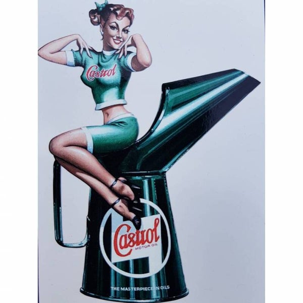 Aufkleber Castrol Pin up (TO 75)