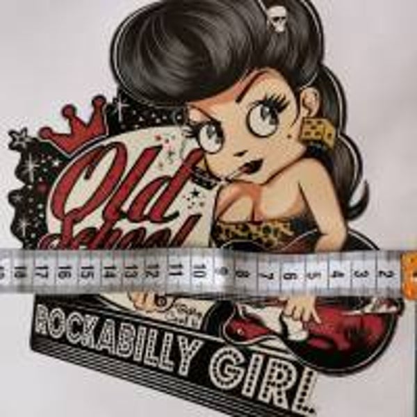 Rockabilly Girl, Vintage-Sticker