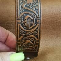 Lederarmband, keltisches Motiv (RLA62)