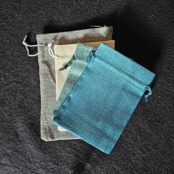 Geschenkbeutel / Geschenk-Säckchen, 4 Stück, mit Zugband ( 1x 18x13 cm / 3x 10x13cm (Zug4)