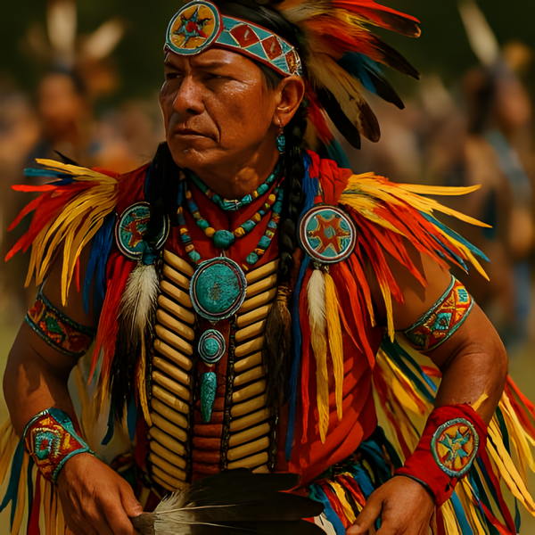 Powwow-Tanz eines Häuptlings“