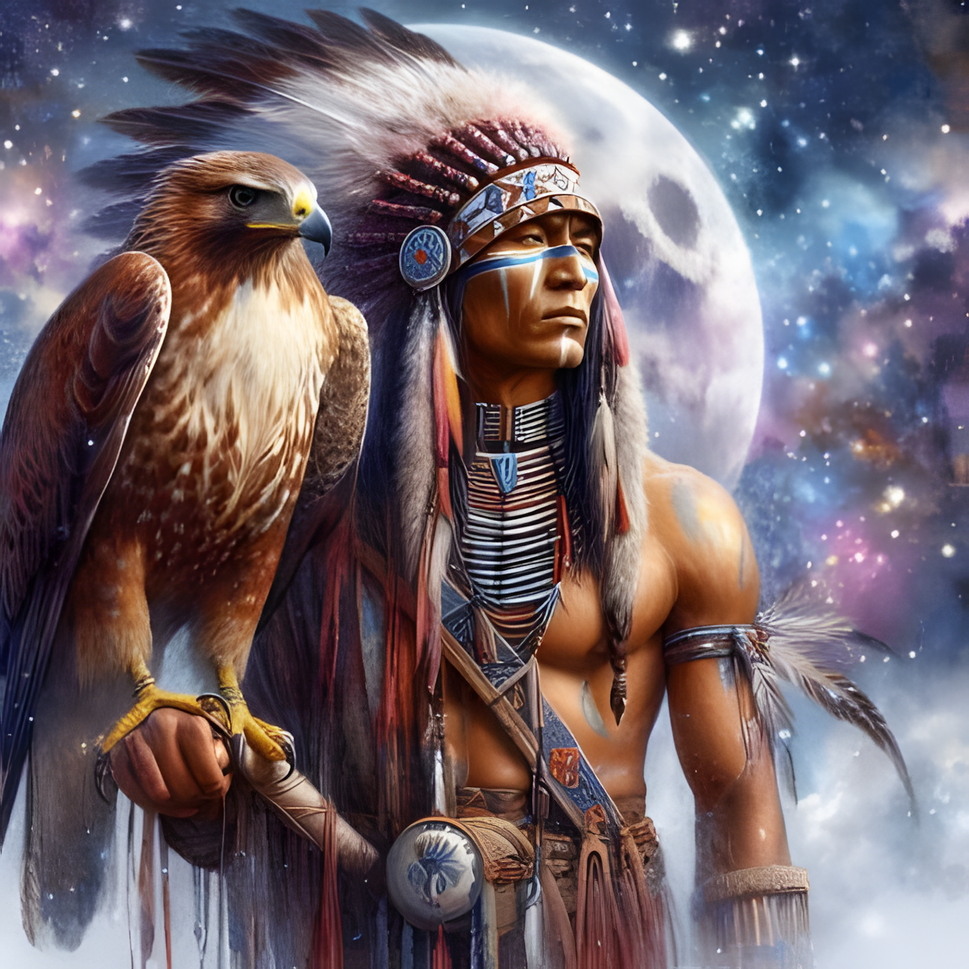 Kosmischer Wächter – Verbunden mit Himmel und Erde