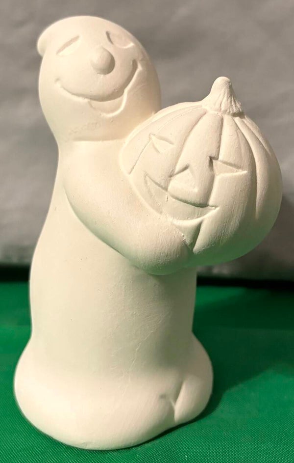 Small Ghost with Pumpkin