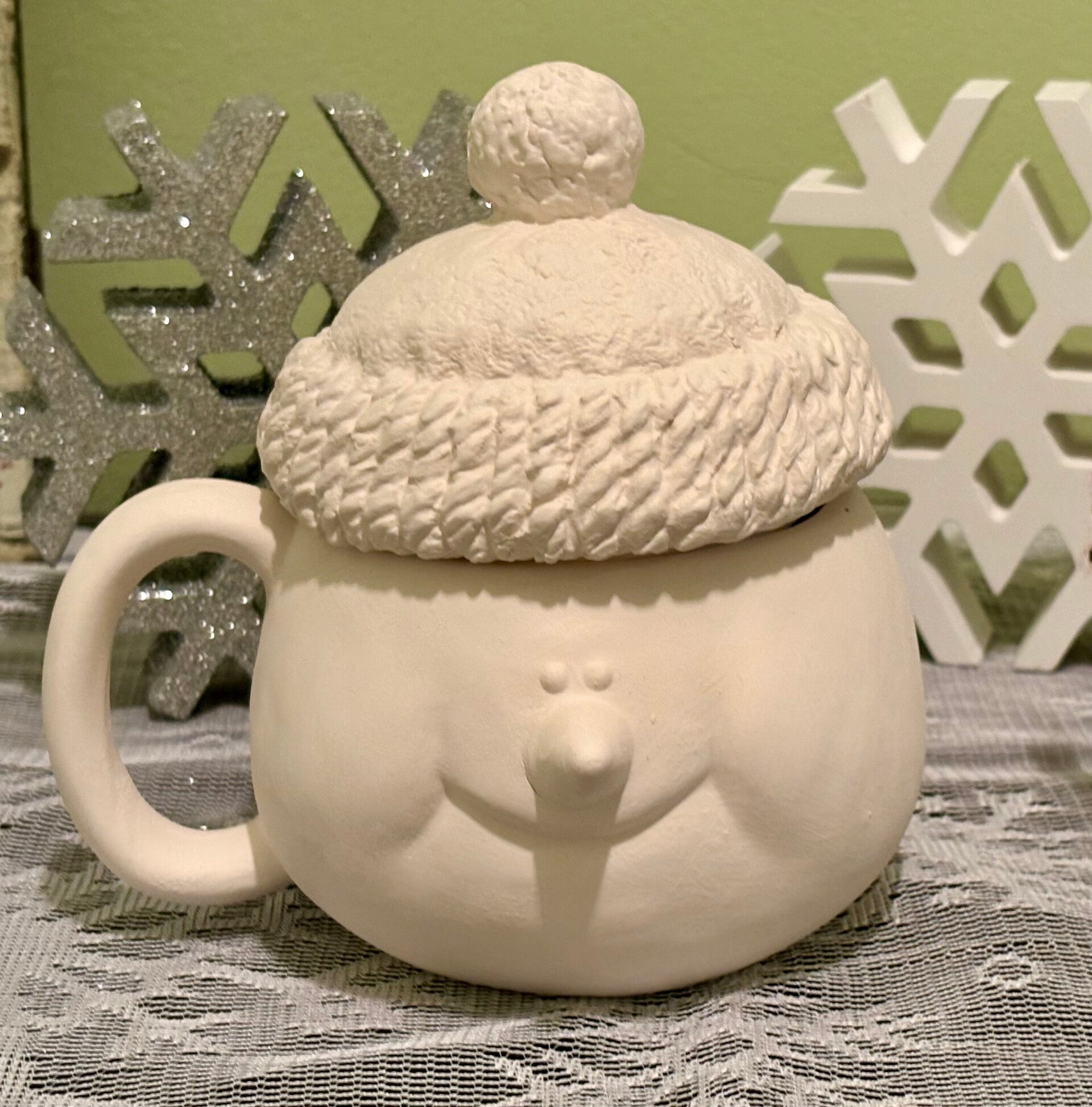 Snowman Cup with Lid