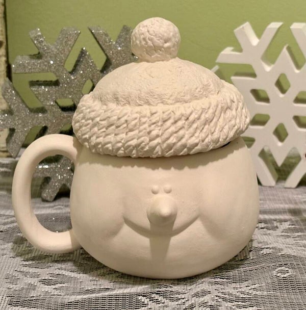 Snowman Cup with Lid