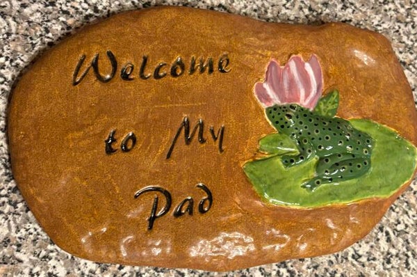 Welcome To My Pad Garden Stone
