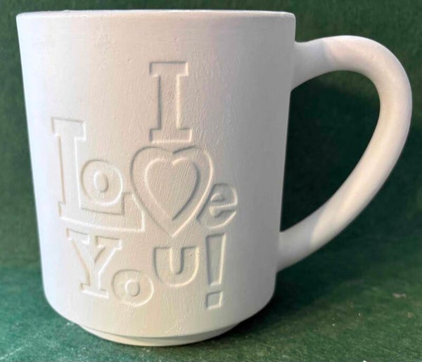 I LOVE YOU MUG  (OVERSIZED)