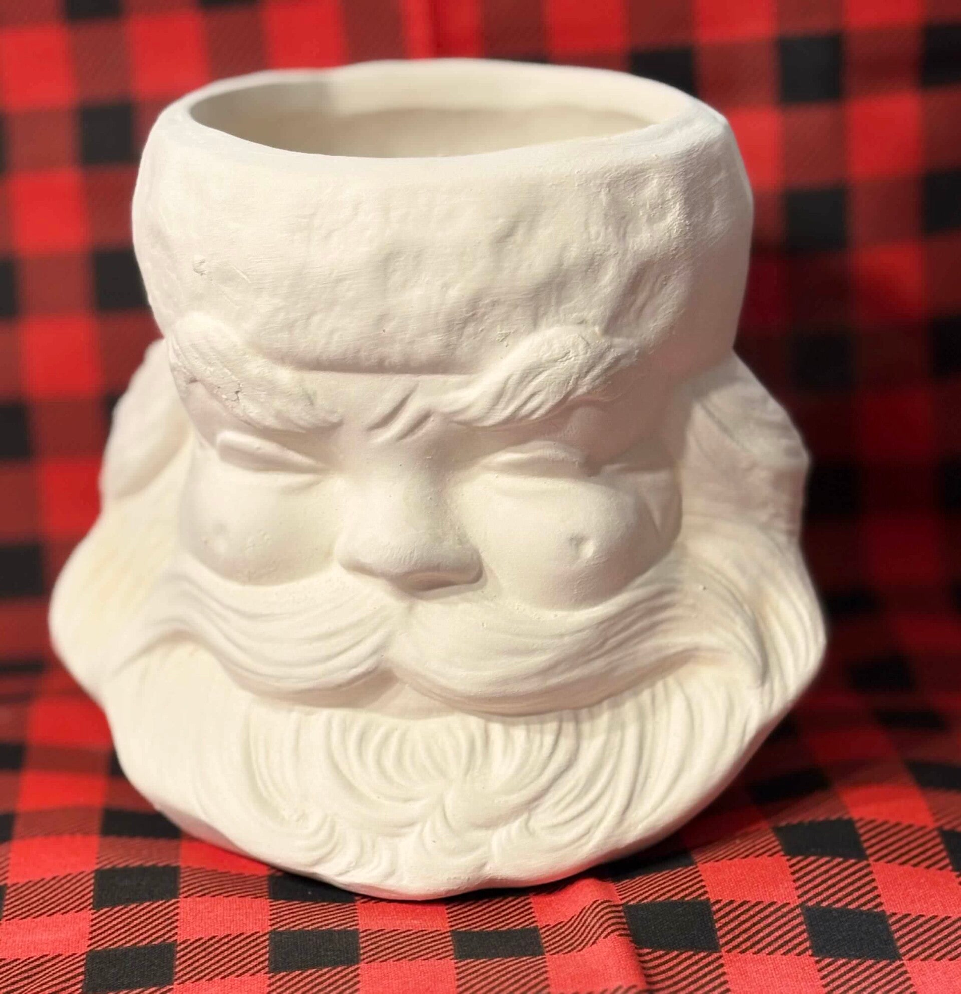 Santa Candy Pot / Candle Holder