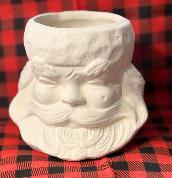 Santa Candy Pot / Candle Holder