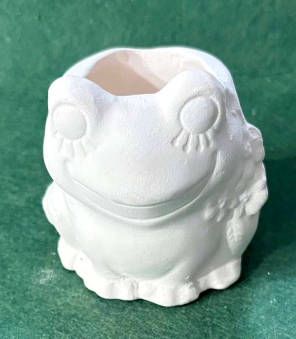 Tooth Pick Holder / Tiny Garden Frog