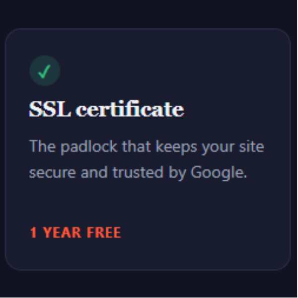 Free SSL Certificate