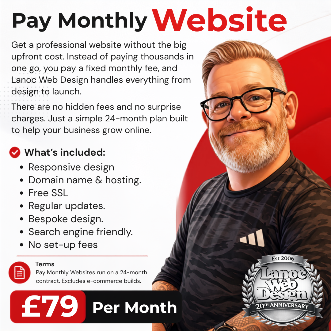 pay monthly website. only £79 per month