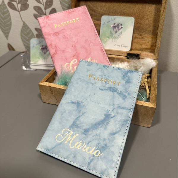 Étui Passeport Personnalisé Élégant