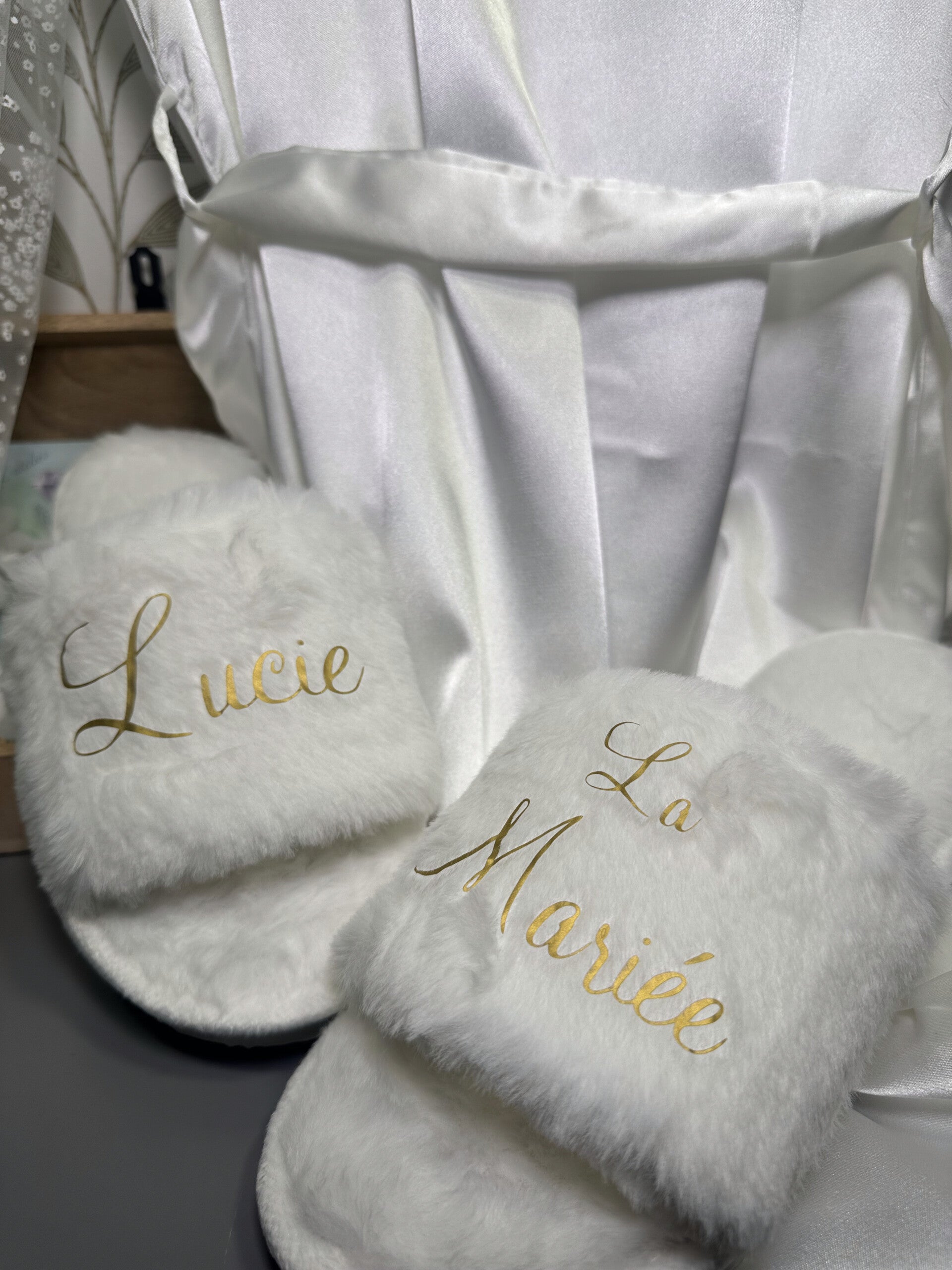 Chaussons Mariée Personnalisés