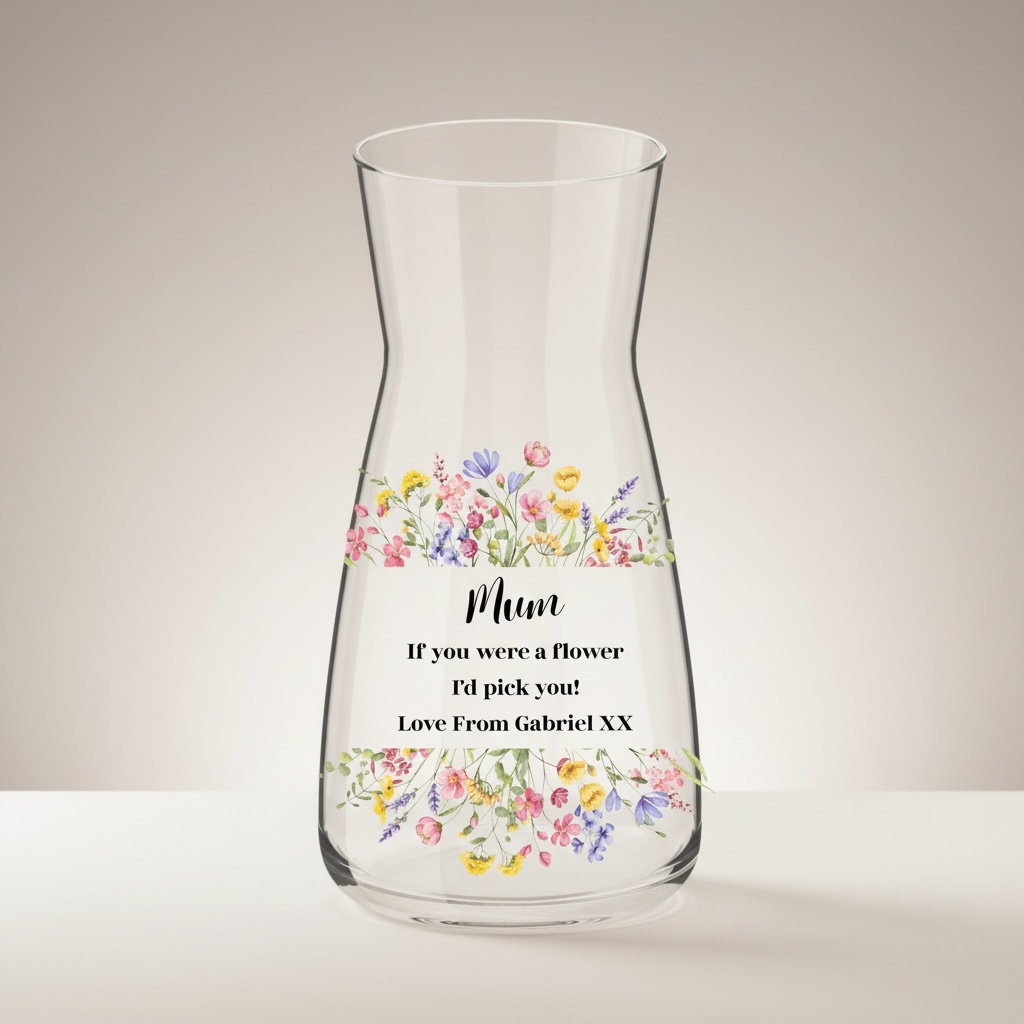 Personalised Mother’s Day vase