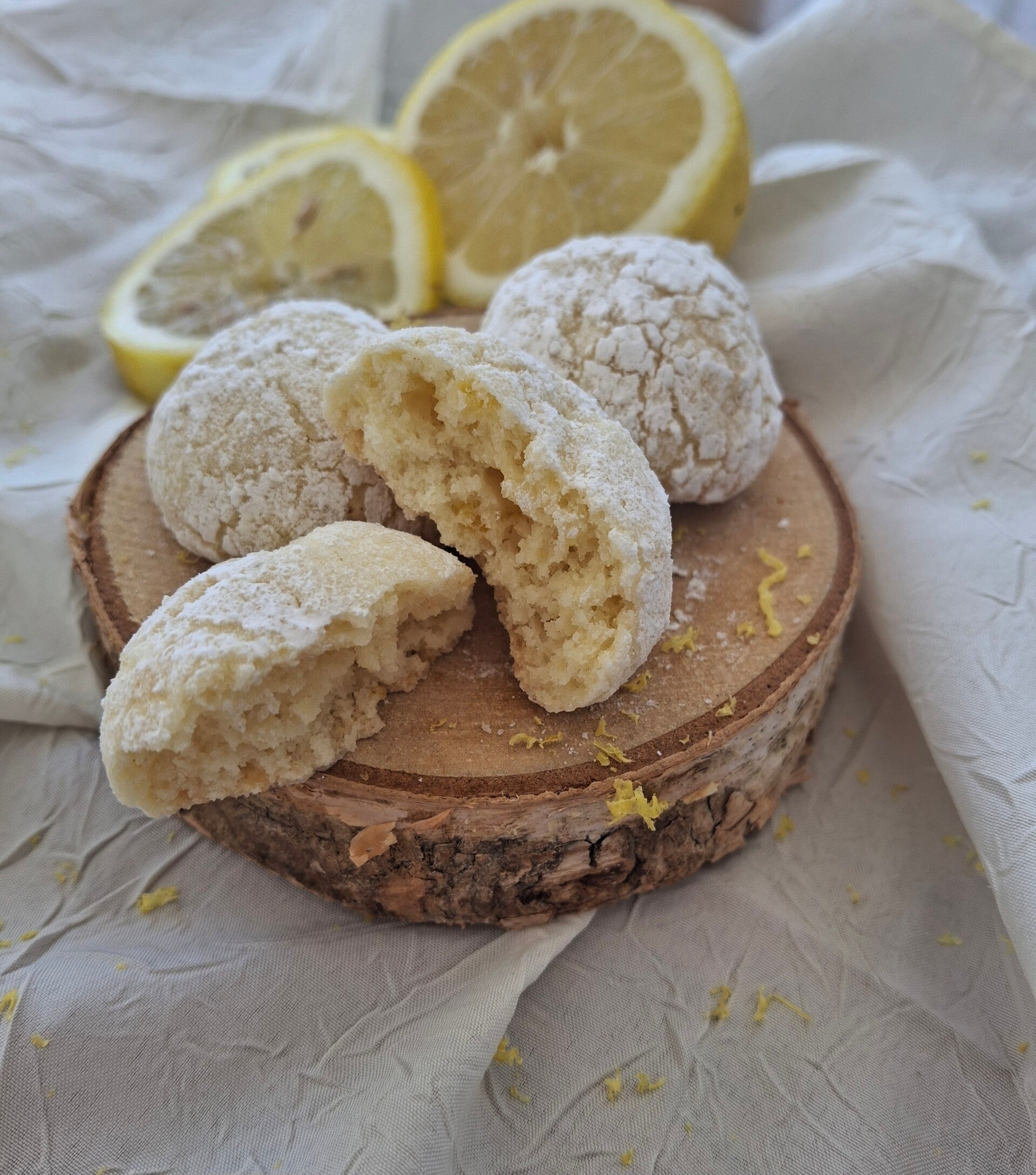 Sablés citron givré