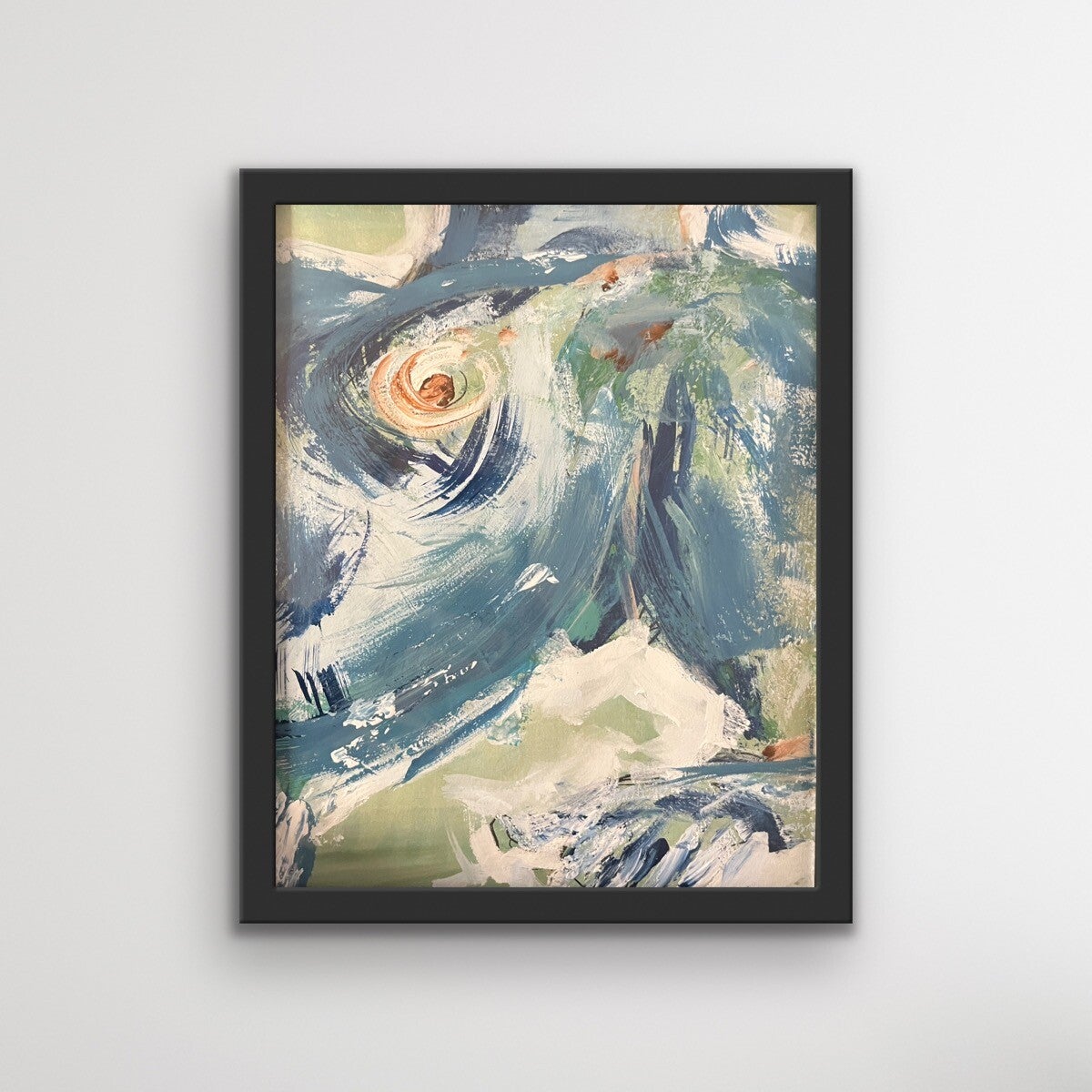 Nightcap - Acrylic on multimedia paper 8 x 10 in