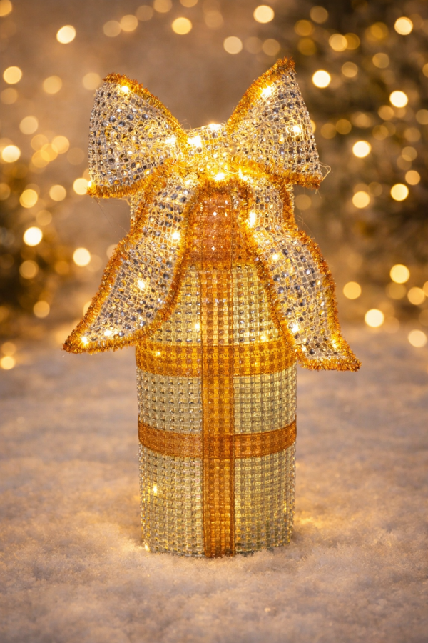 Golden Gift - Luxe Kerst Cadeau met lichtjes