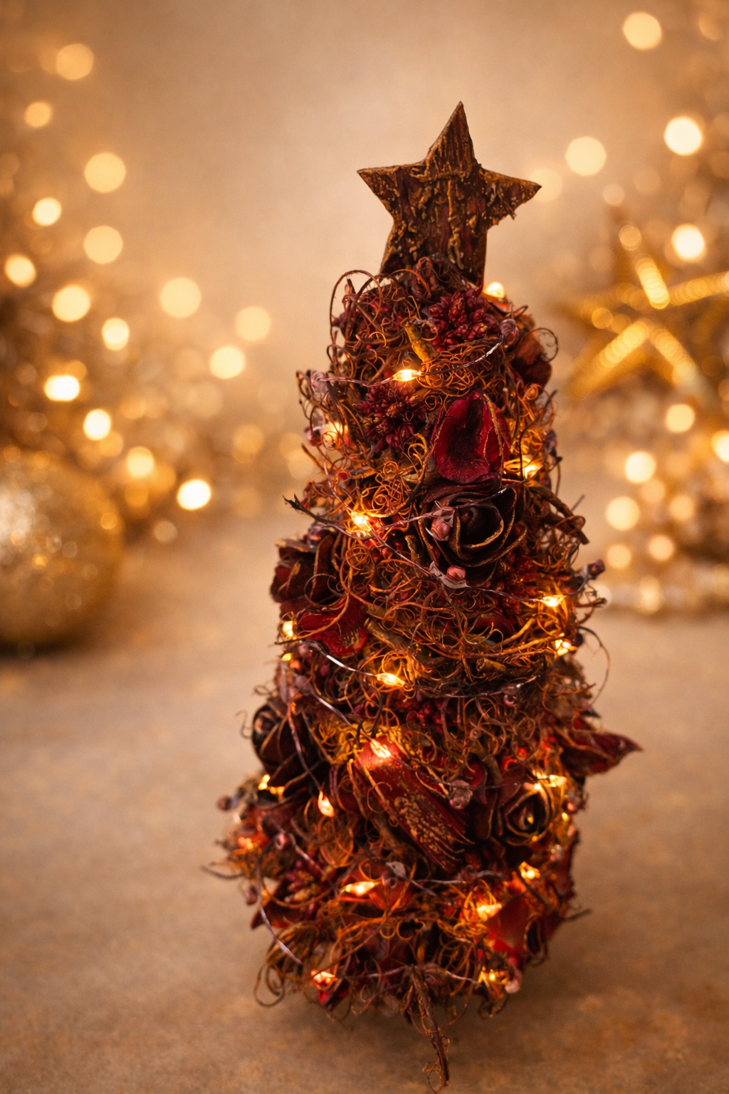 Glow - Handgemaakte Kerstboom met Lichtjes