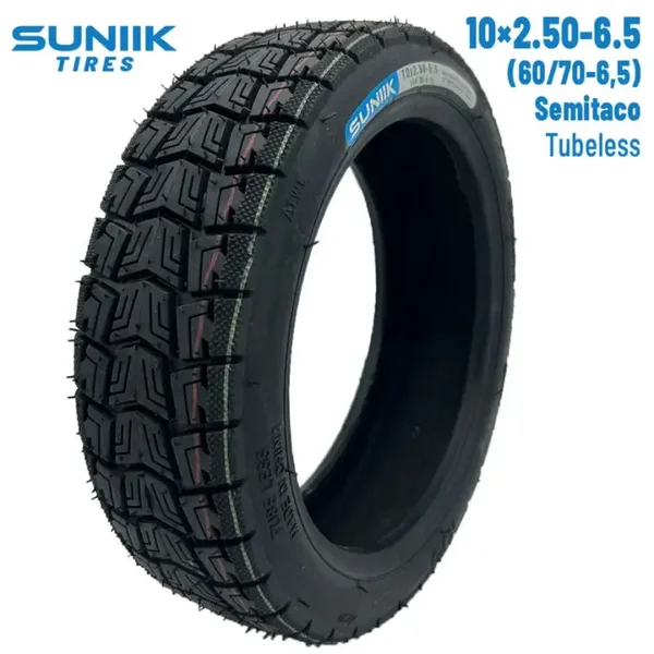 Neumático Tubeless 10×2,5-6,5 Semitaco [Suniik]