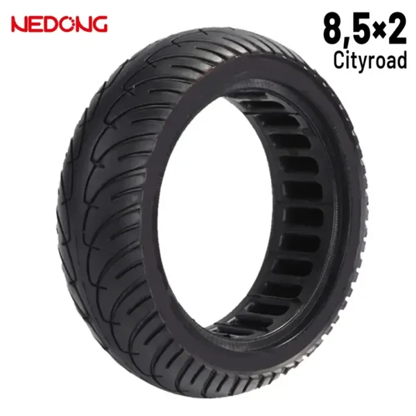 Rueda maciza ultraligera 8,5×2 – Línea Negra [Nedong]