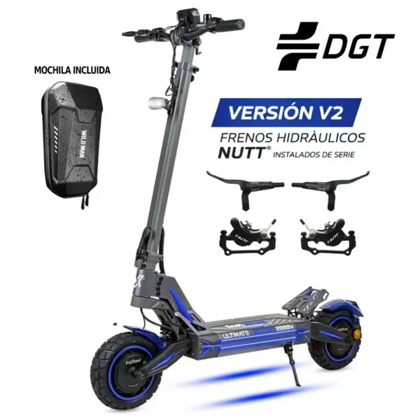Ecoxtrem M41 DUAL Azul – Versión V2 frenos hidráulicos