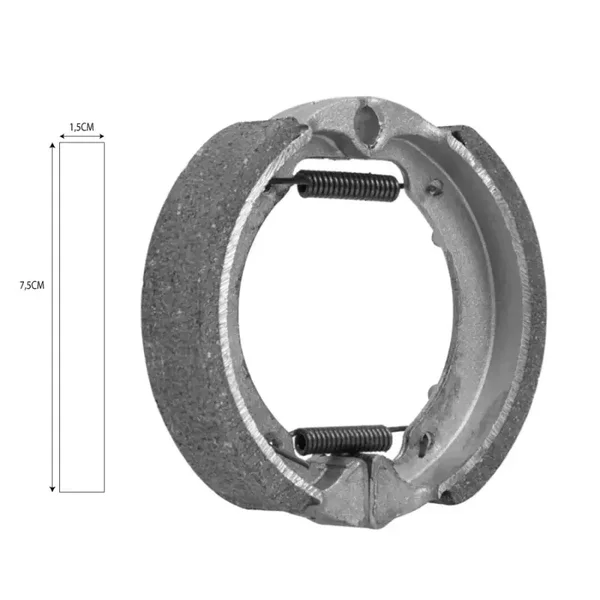 Pastilla de freno tambor Xiaomi Mi3 Lite y Mi 4 Go，Ninebot serie F y Motus Scooty 10